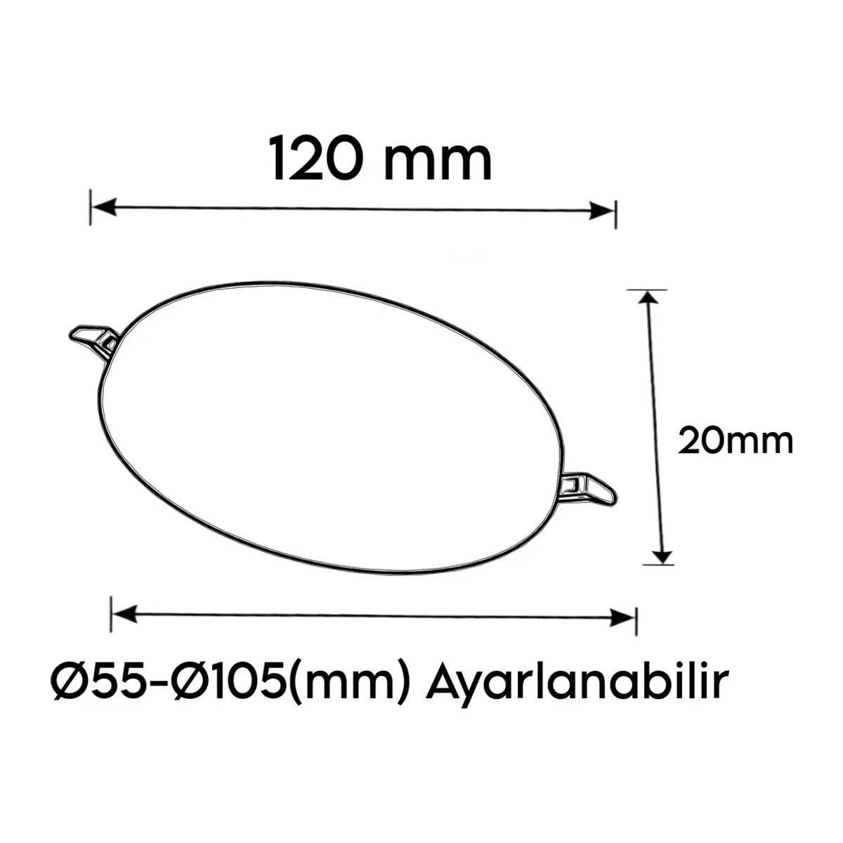 Ayarlı LED Panel 18W Beyaz - Görsel 3