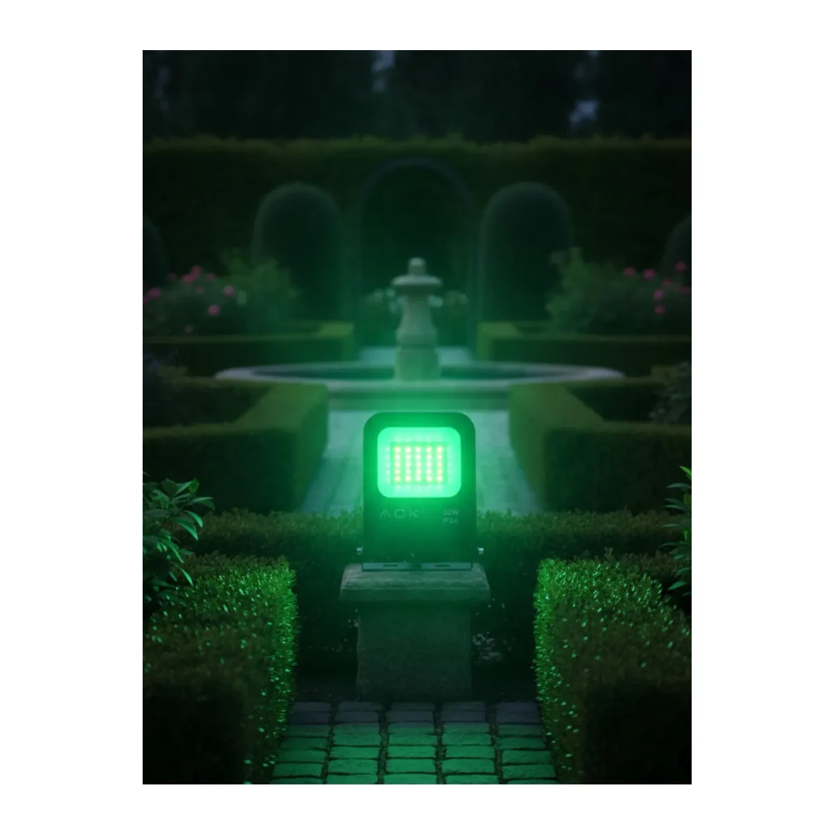 30W LED Projektör Yeşil - Görsel 4