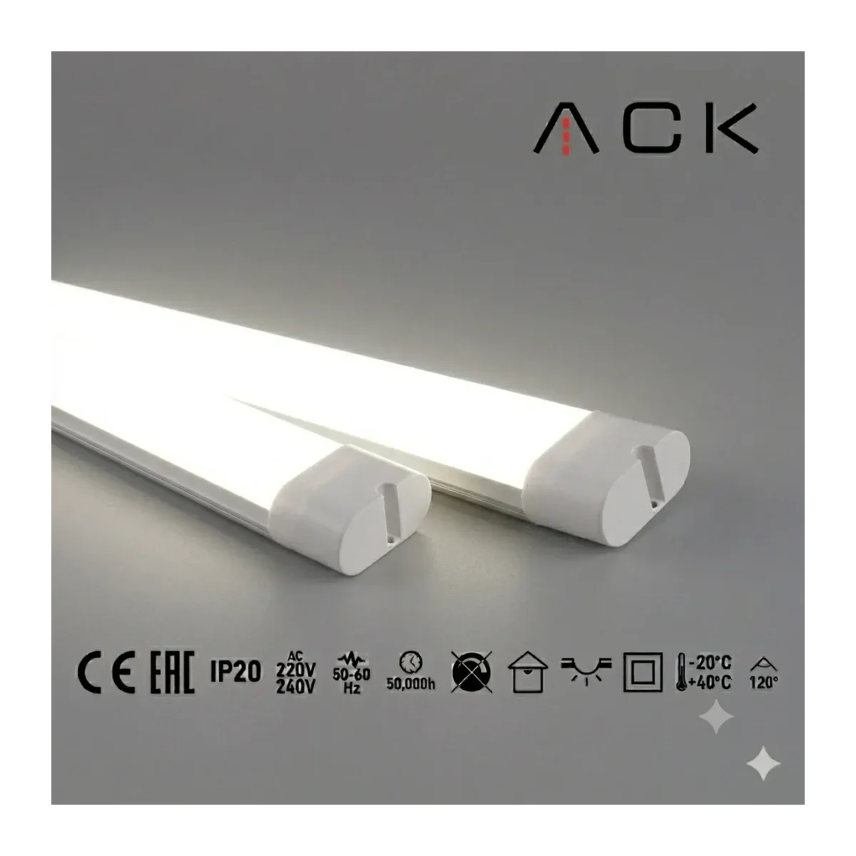 Uranüs LED Bant Armatür 120cm 36W 4000K Sıcak Beyaz IP20 AN28-01213