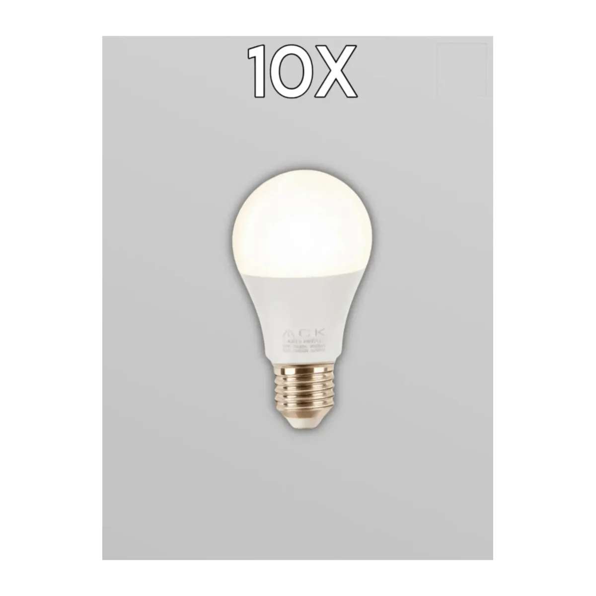 LED Ampul 9W E27 A60 BEYAZ 6500K 8 Adet - Görsel 2