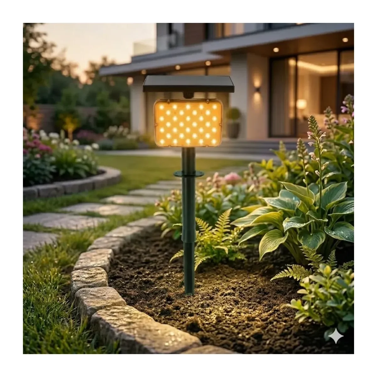 Solar LED Çim Armatürü - Görsel 3