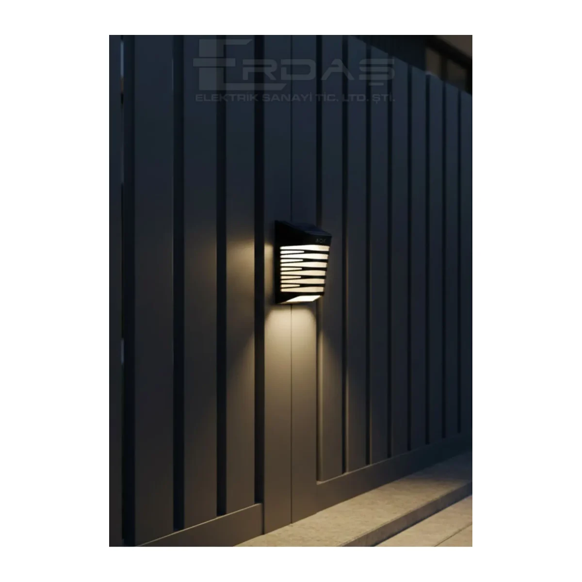 SOLAR LED ÇİT APLİK - Görsel 2