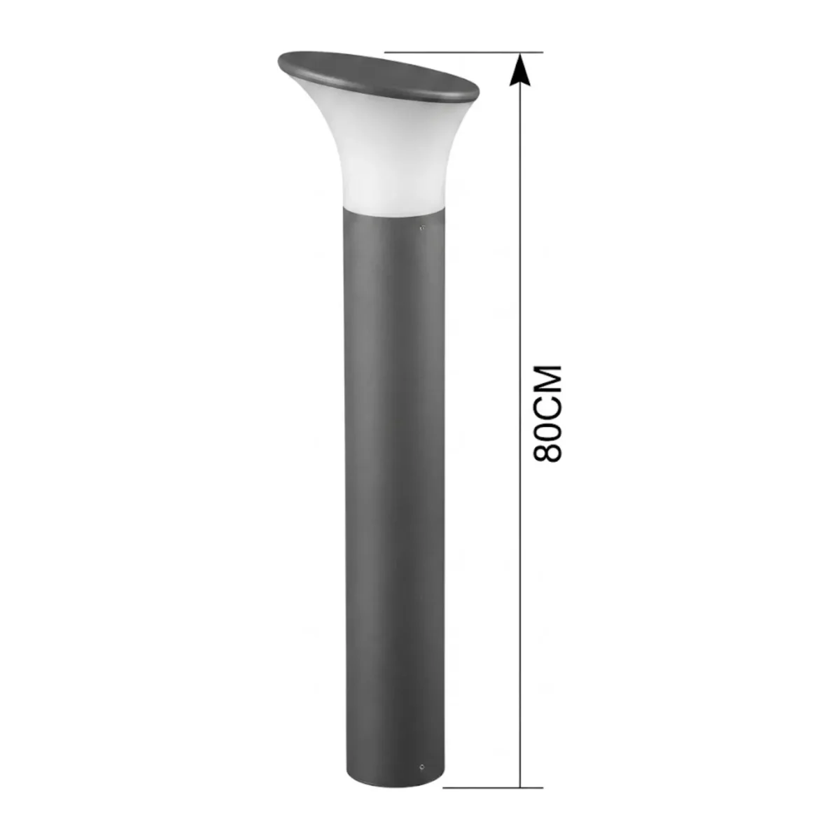 LH-11407 E27 DUYLU BAHÇE BOLLARD IP54 - Görsel 3