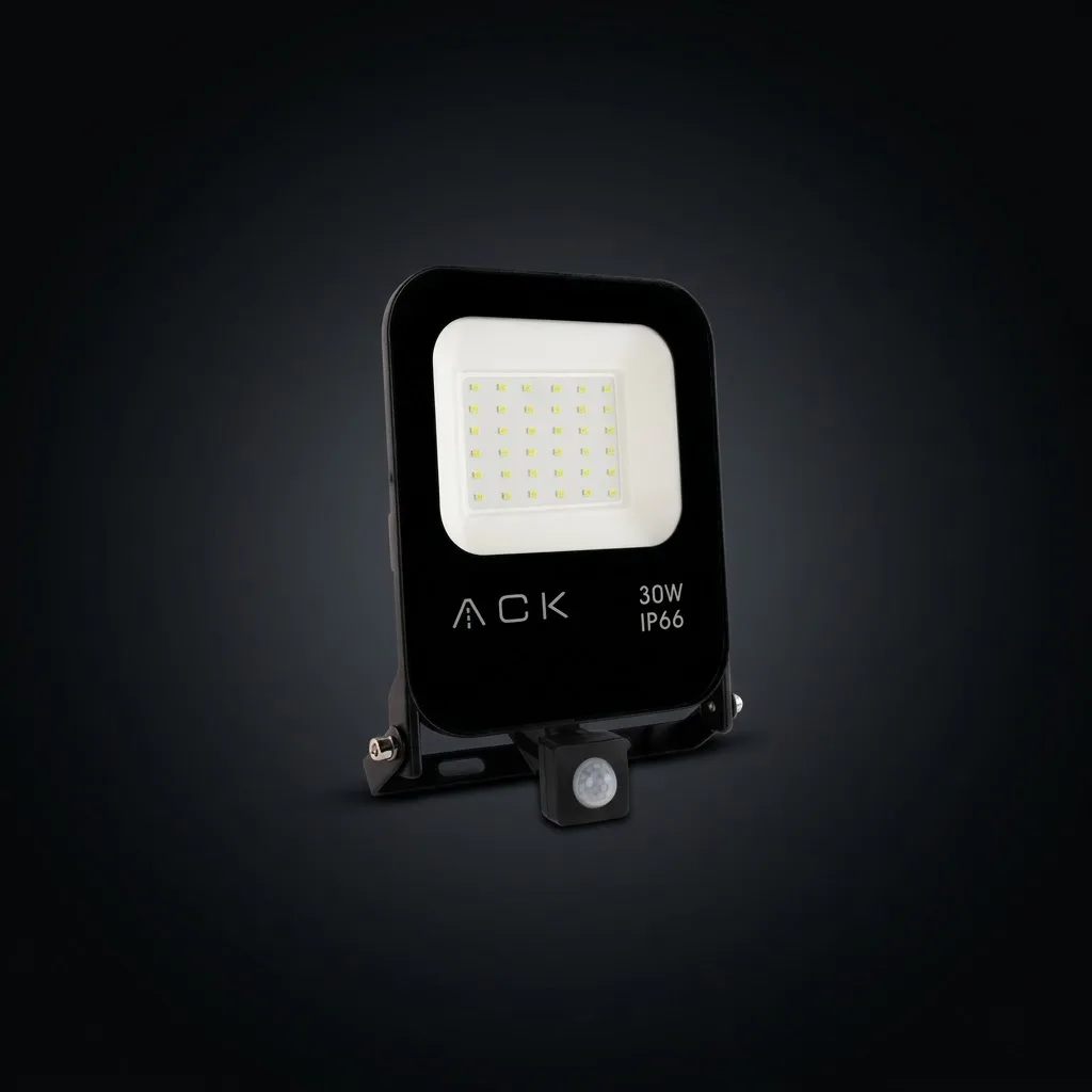 30W Sensörlü LED Projektör Beyaz