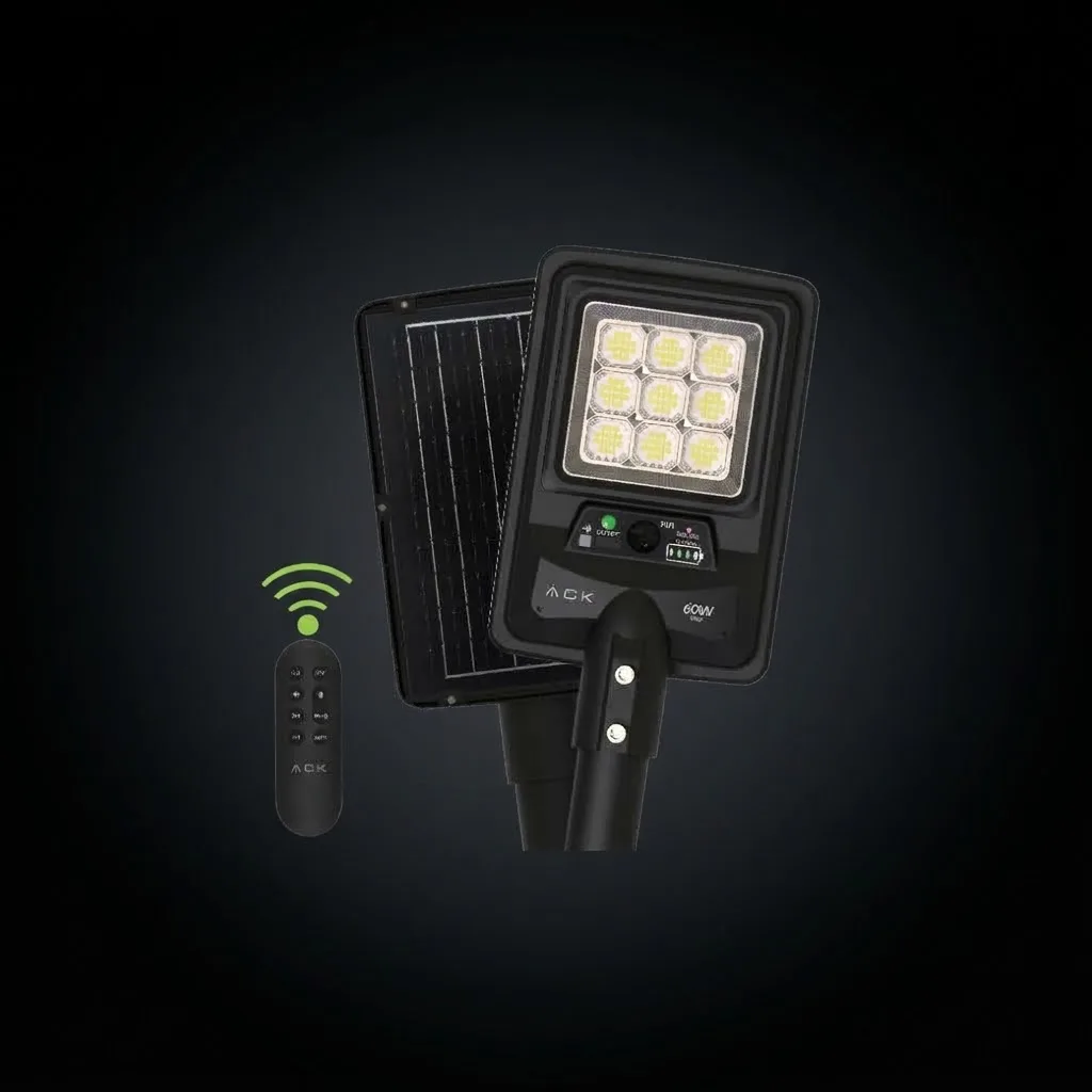 60W 6500K SOLAR SOKAK ARMATÜRÜ