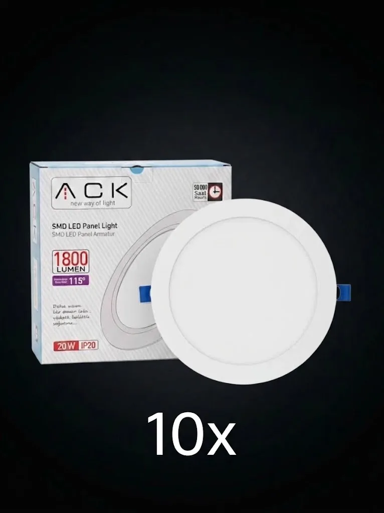 20W Sıva Altı Led Panel 4000K 10 ADET