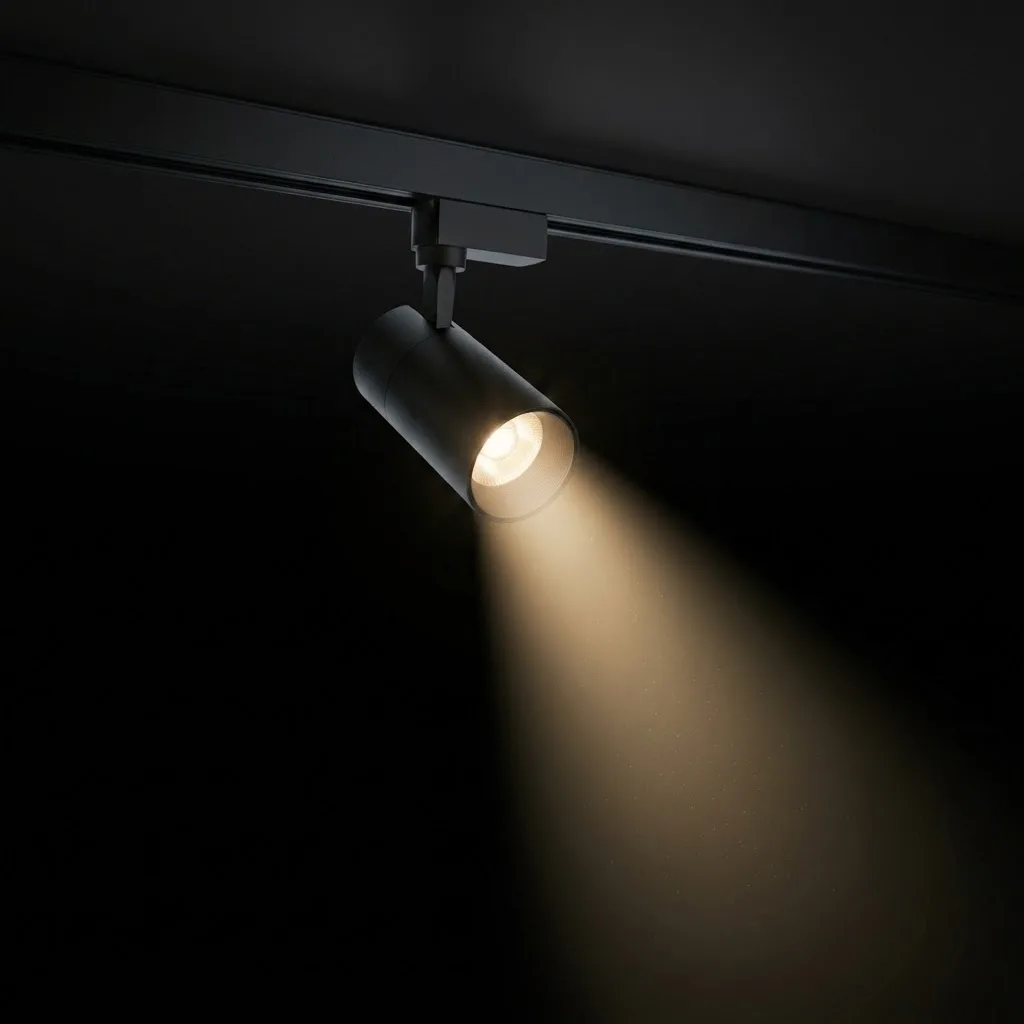 30W LEDLİ RAY SPOT - SİYAH KASA 3000K
