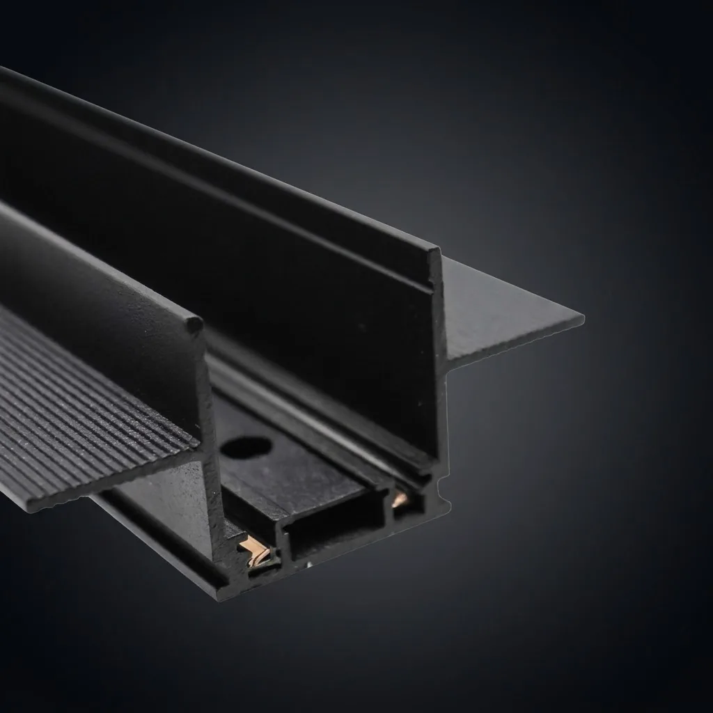 ACK SLIM MAGNET RAY SIVAVALTI SİYAH 1 MT